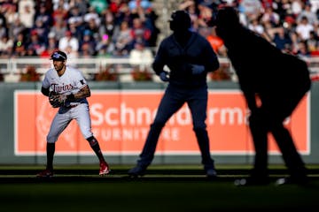 Minnesota Twins shortstop Carlos Correa in the fifth inning during Game 3 of the ALDS.