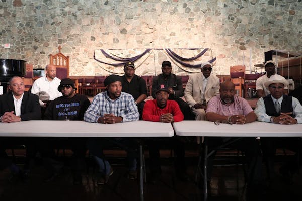 Church and community leaders held a news conference Wednesday in North Minneapolis to announce a June 17 peace summit among gang members and Stevie Wo