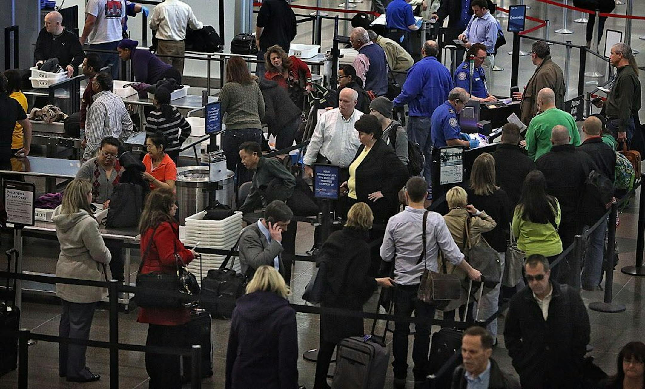 The current TSA security check area in Terminal 1 at MSP will soon be replaced by a new checkpoint that officials say will be easier on travelers.