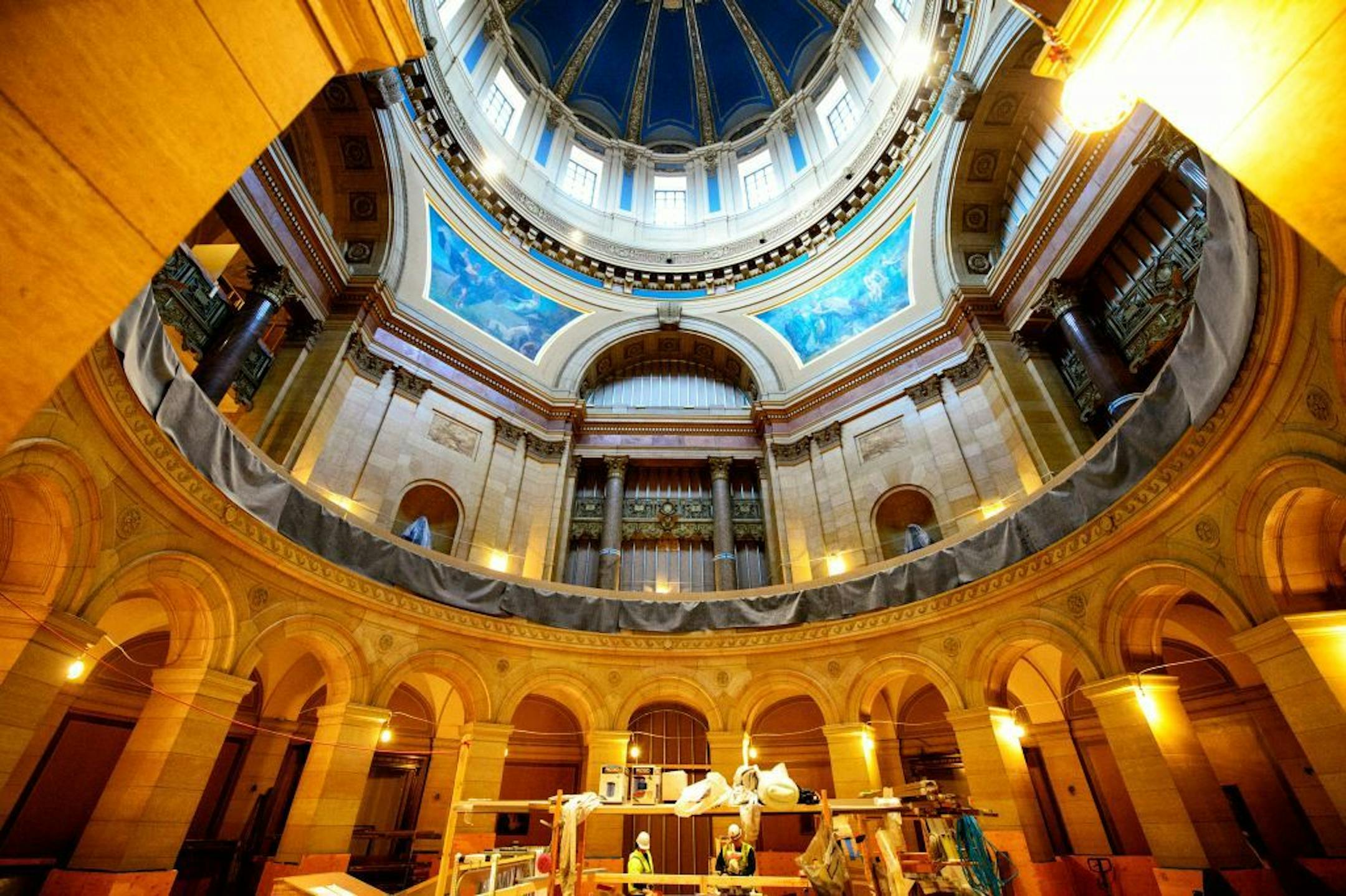 The Rotunda is closed to the public during remodeling.