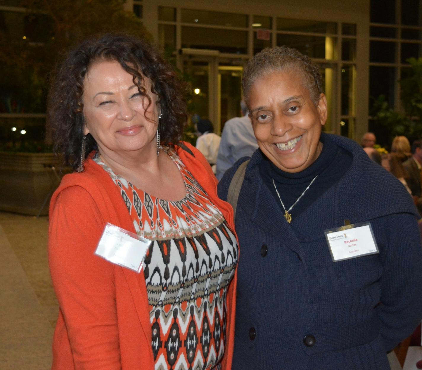 Lenore Barsness and Rochelle James.