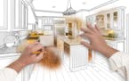 Renovations at the top of most consumers' lists include kitchens (42 percent), bathrooms (25 percent) and other household projects (11 percent). (Phot