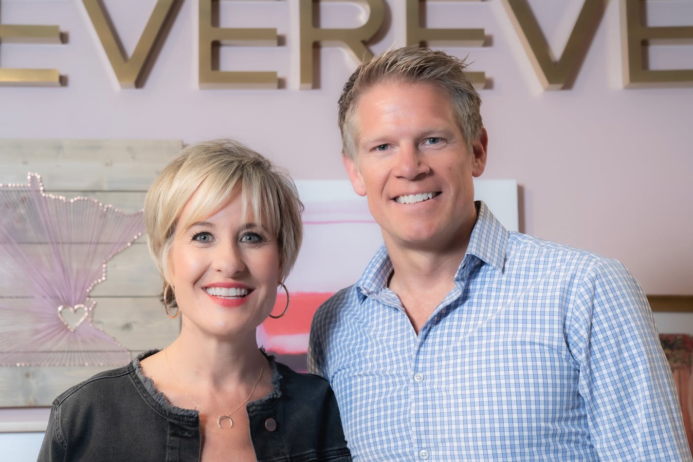 Mike and Megan Tamte, co-founders of Evereve. ] GLEN STUBBE &#x2022; glen.stubbe@startribune.com Thursday, June 13, 2019 Evereve, the Edina-based women's fashion retailer, is in the middle of a large expansion. The company's added 25 stores in the past 3 years and then slowed down brick & mortar to concentrate on digital. Now it's going counter-trend and mailing catalogs to 300,000 homes. Mike and Megan Tamte, co-founders of Evereve women's fashion, will be available for a photo after John's int