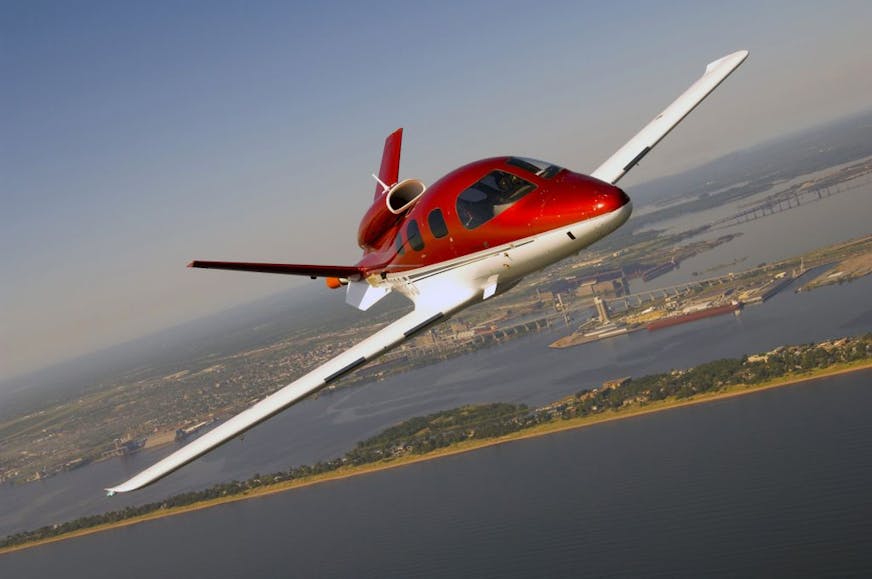 Cirrus Vision SF 50. Photo credit: Cirrus Aircraft Corp.