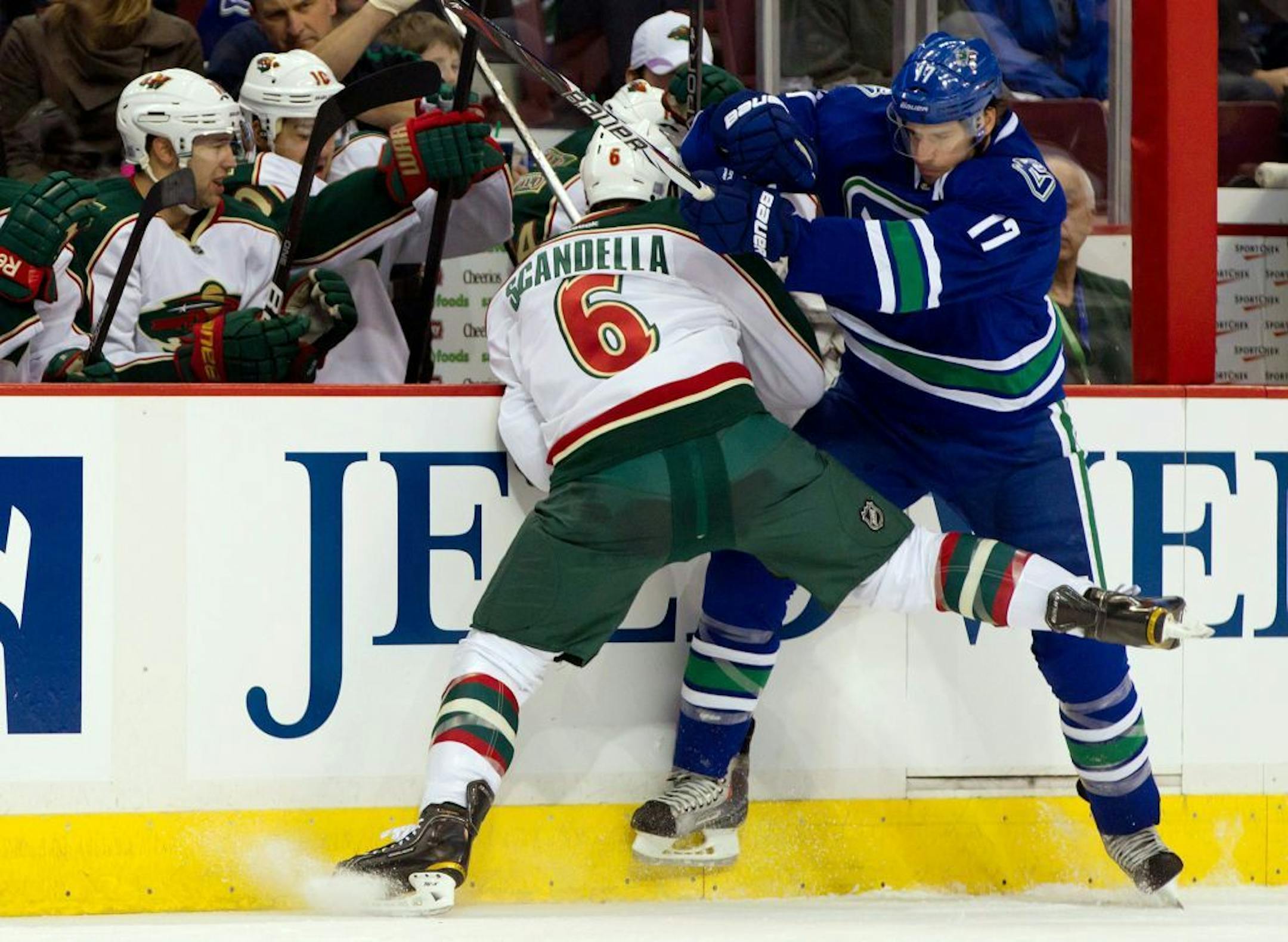 The Wild sent struggling defenseman Marco Scandella to its AHL affiliate in Houston on Monday, hoping a stint with the Aeros will restore his confidence.