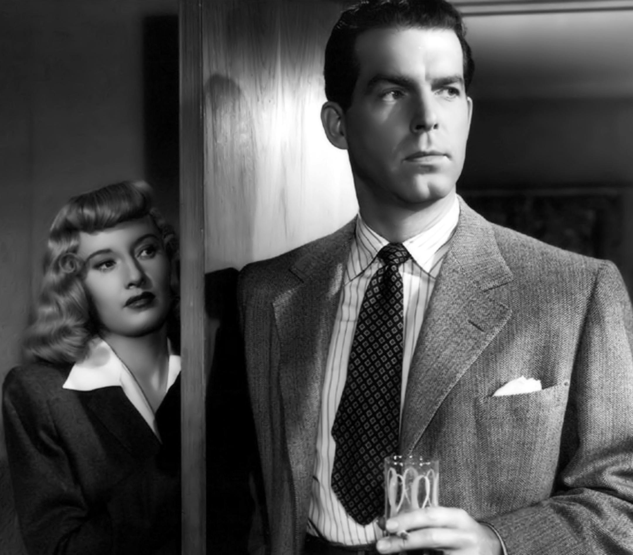 Barbara Sanwyck and Fred MacMurray in Double Indemnity
