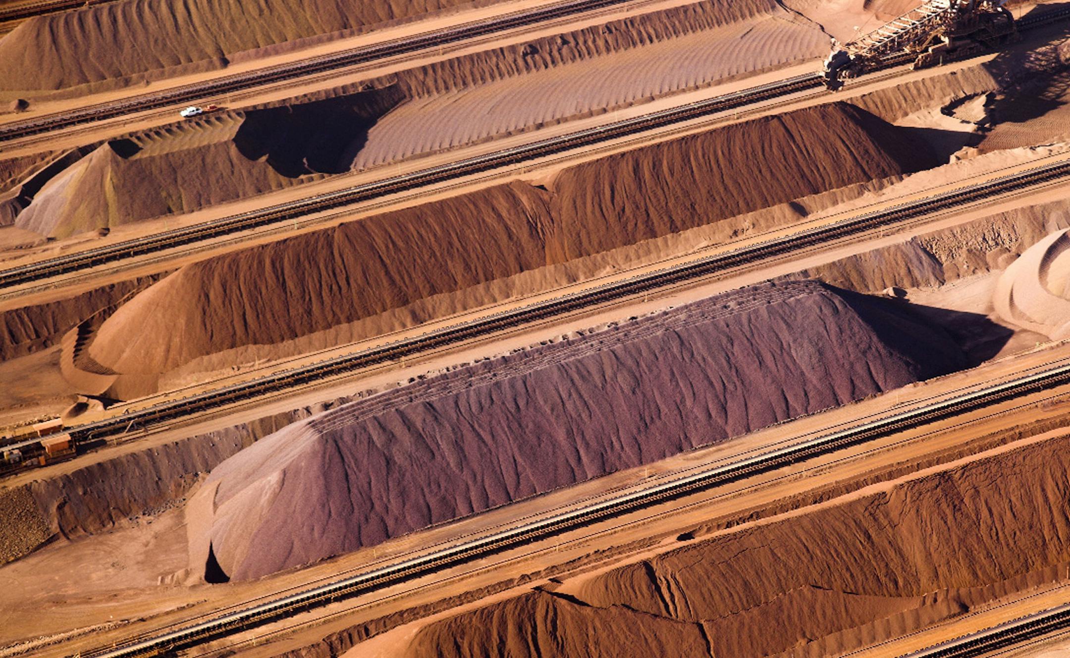 In this undated photo released by Rio Tinto, iron ore mining is seen in the Pibara region of Western Australia. Anglo-Australian miner Rio Tinto PLC on Friday, June 5, 2009 scrapped its US$19.5 billion deal with Chinese firm Chinalco, choosing instead to raise US$15.2 billion in a share sale and setting up a joint production venture with rival BHP Billiton Ltd. (AP Photo/Rio Tinto, HO) ** EDITORIAL USE ONLY **
