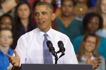 President Barack Obama speaks about the Affordable Care Act, Thursday, Sept. 26, 2013, at Prince George's Community College in Largo, Md.