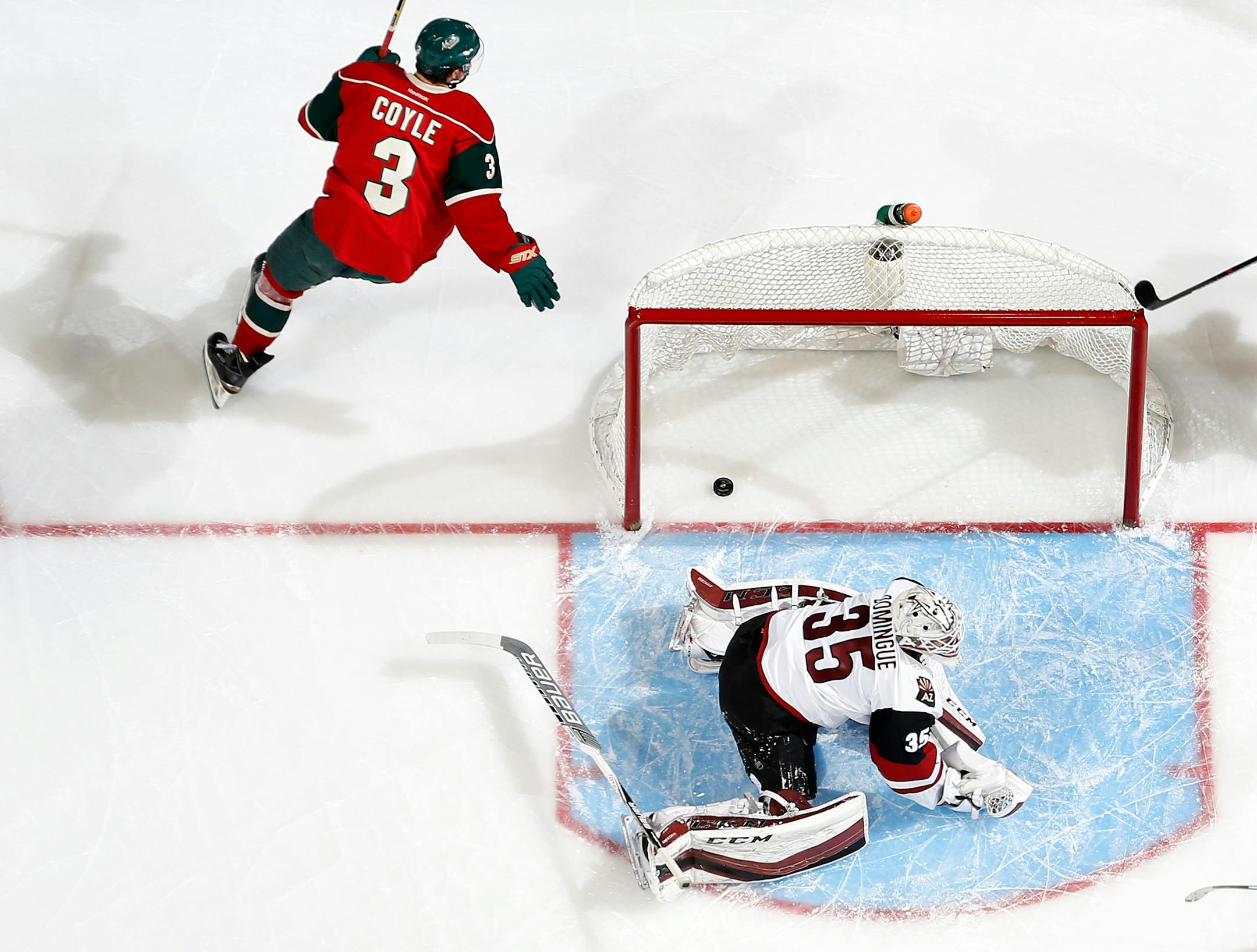 Wild winger Charlie Coyle (3) had a goal in each of the three games leading up to the All-Star break.
