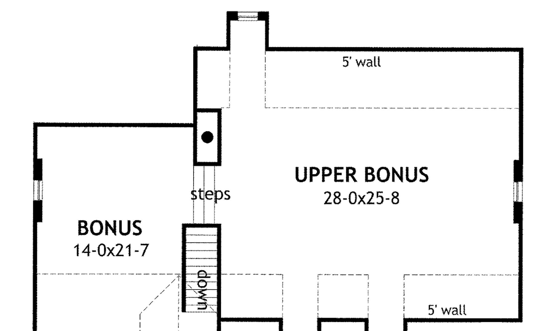 European home plan is rugged, yet elegant. (plan020517)