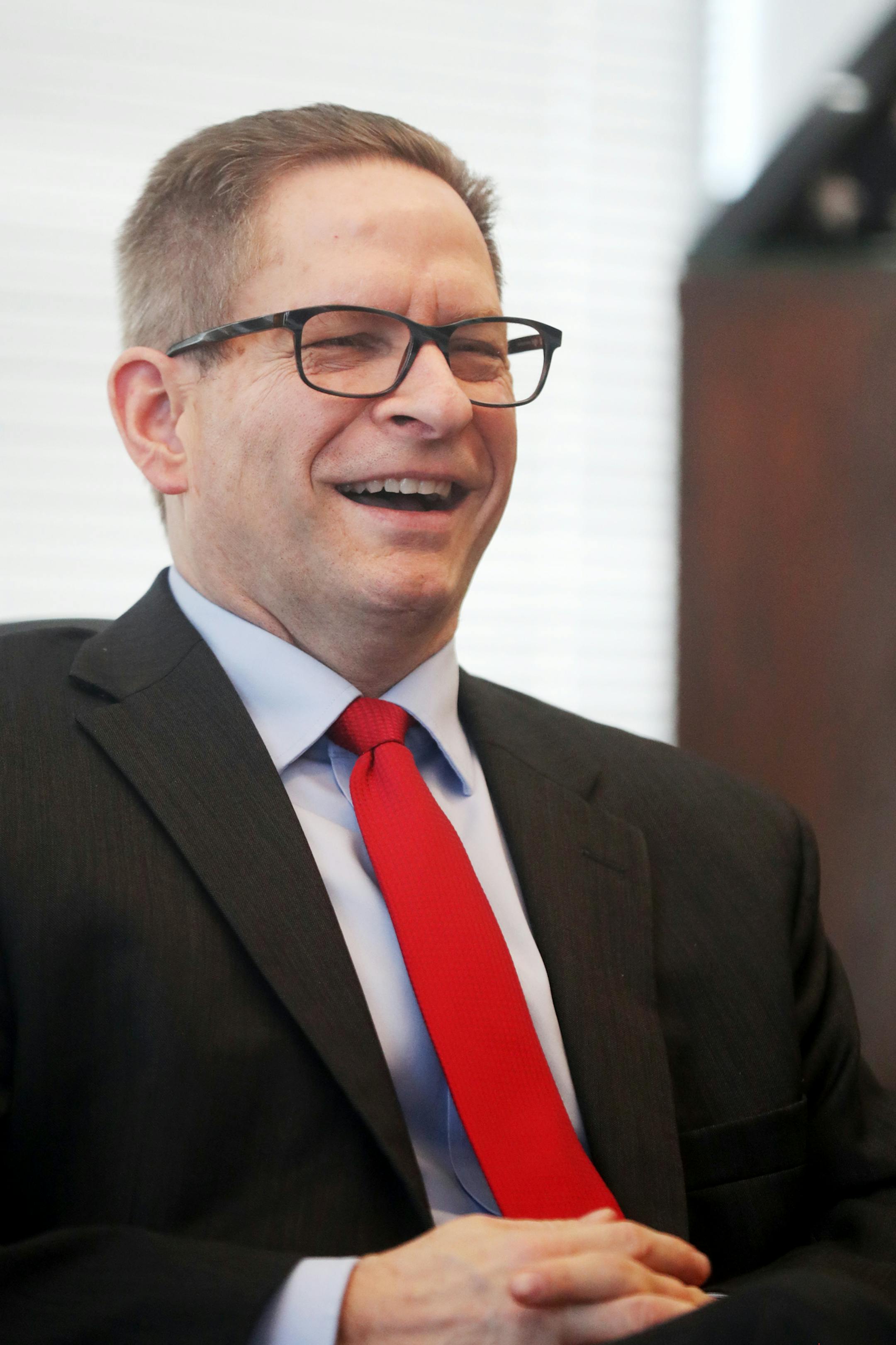 Minneapolis Special Agent in Charge Richard Thornton is now poised to retire and was seen Friday, Jan. 26, 2018, at the FBI Minneapolis Division in Brooklyn Center, MN. Thornton will leave behind a career that saw him in the middle of some of the country's biggest civil rights investigations before leading the most extensive probe into terror recruitment. Thornton also played a decisive role in helping bring to close the decades long search for Jacob Wetterling.] DAVID JOLES &#xef; david.joles@s