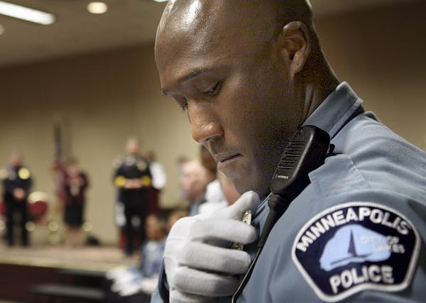 Minneapolis police officer Michael Griffin, shown when he graduated from the department's academy.