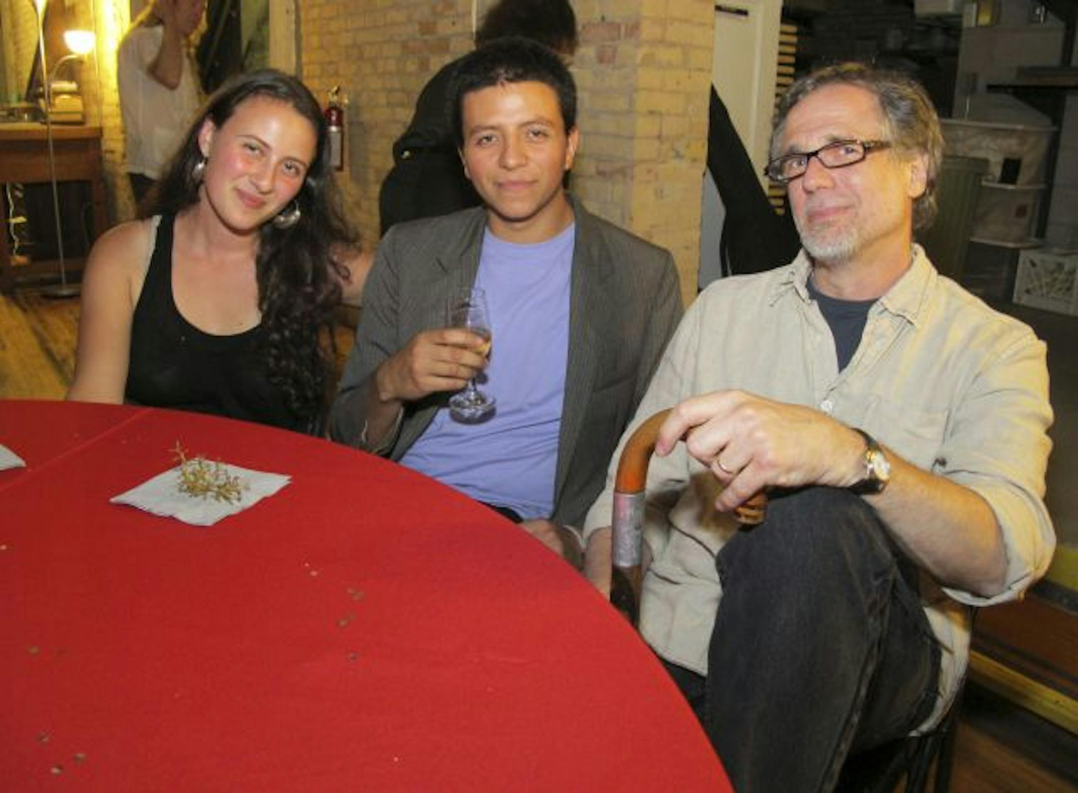 Artists Jemma Brown, Rigo Lara and David Rich