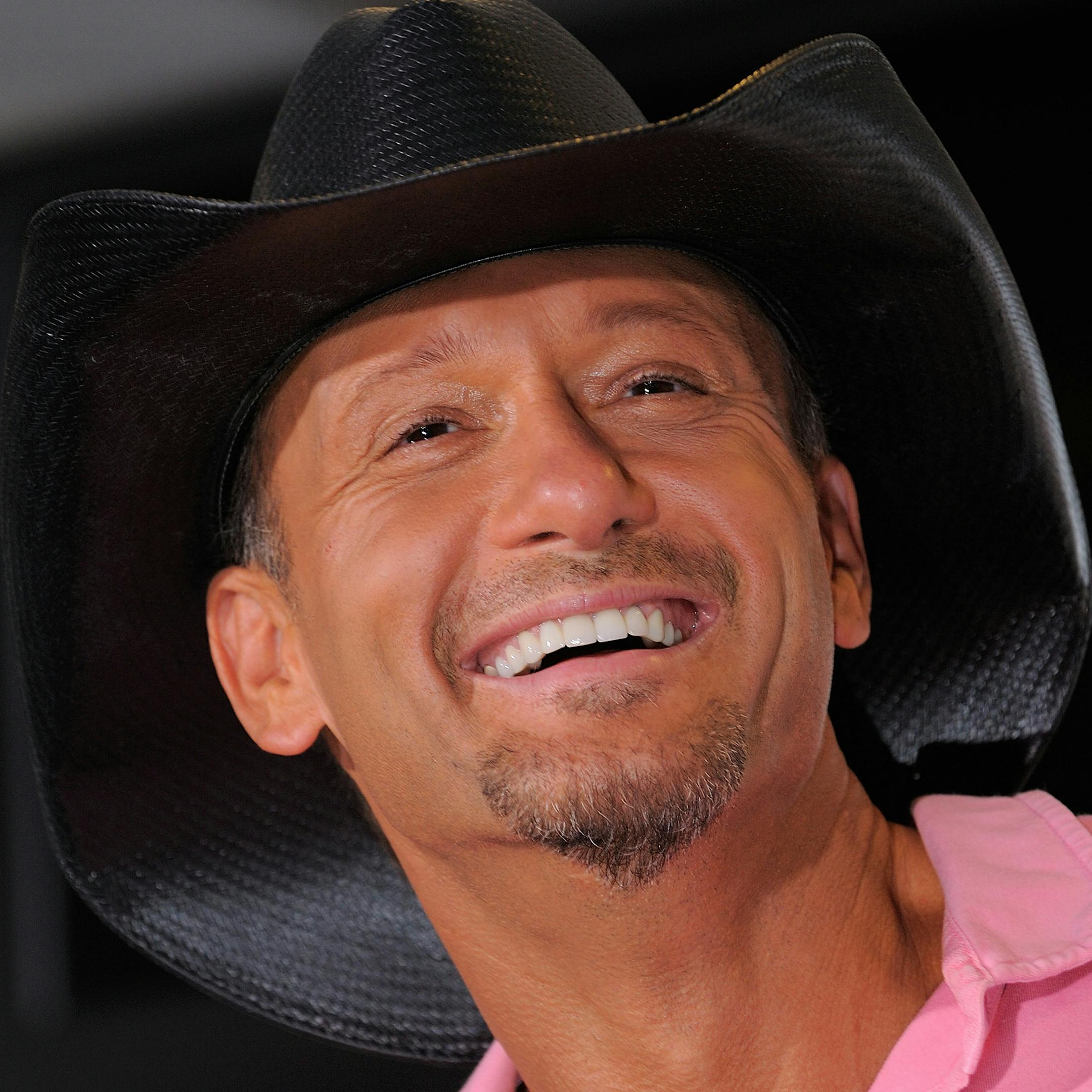 Country singer Tim McGraw appears at a news conference to promote his "Brothers of the Sun" concert tour on Friday June 1, 2012 in Tampa, Fla. McGraw and fellow country singer Kenny Chesney will kick off their joint tour on Saturday night in Tampa, Fla. (Photo by Scott Miller/Invision/AP)