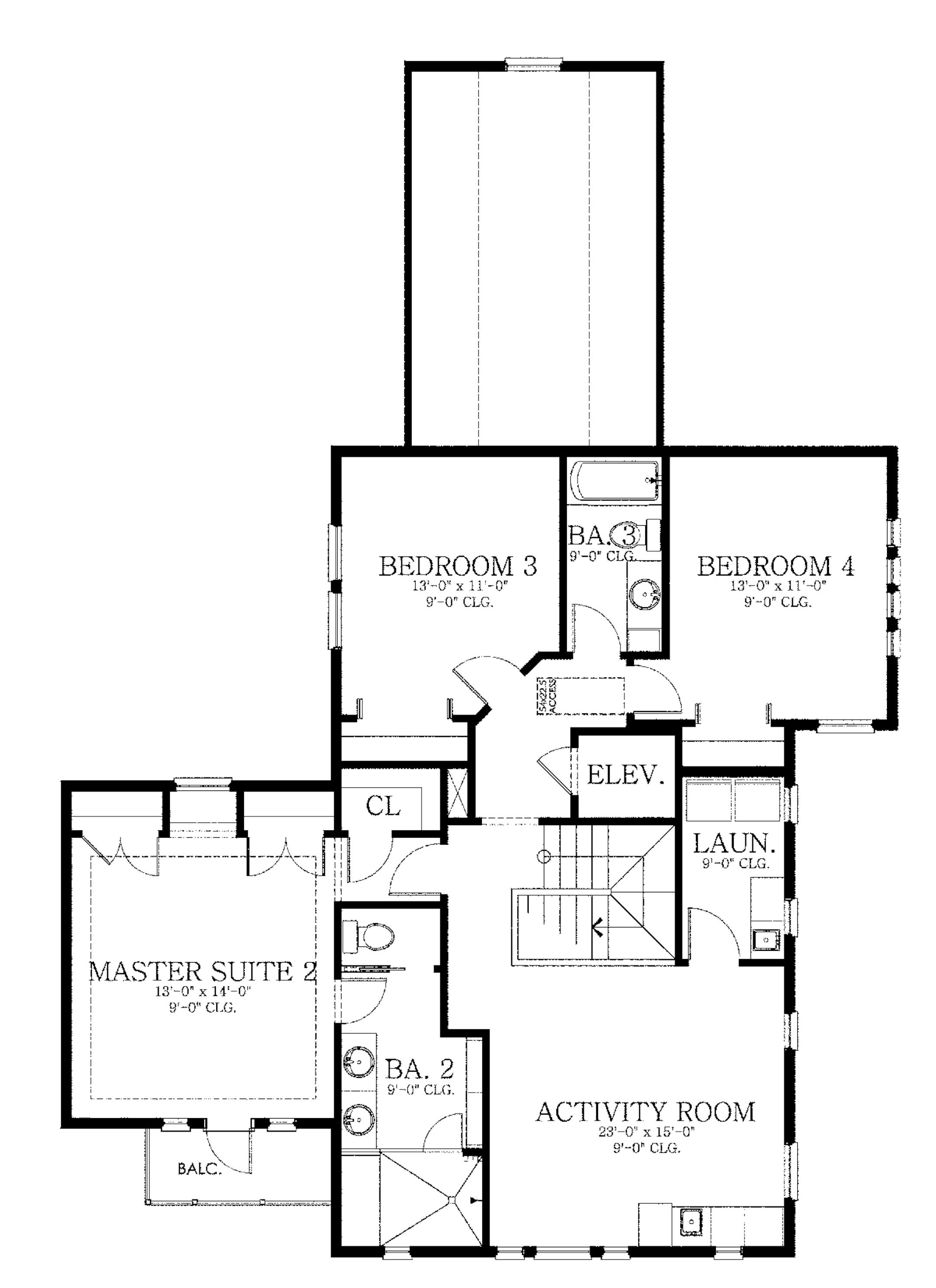 Modern farmhouse styling makes the exterior of this home stand out. PLAN050717
