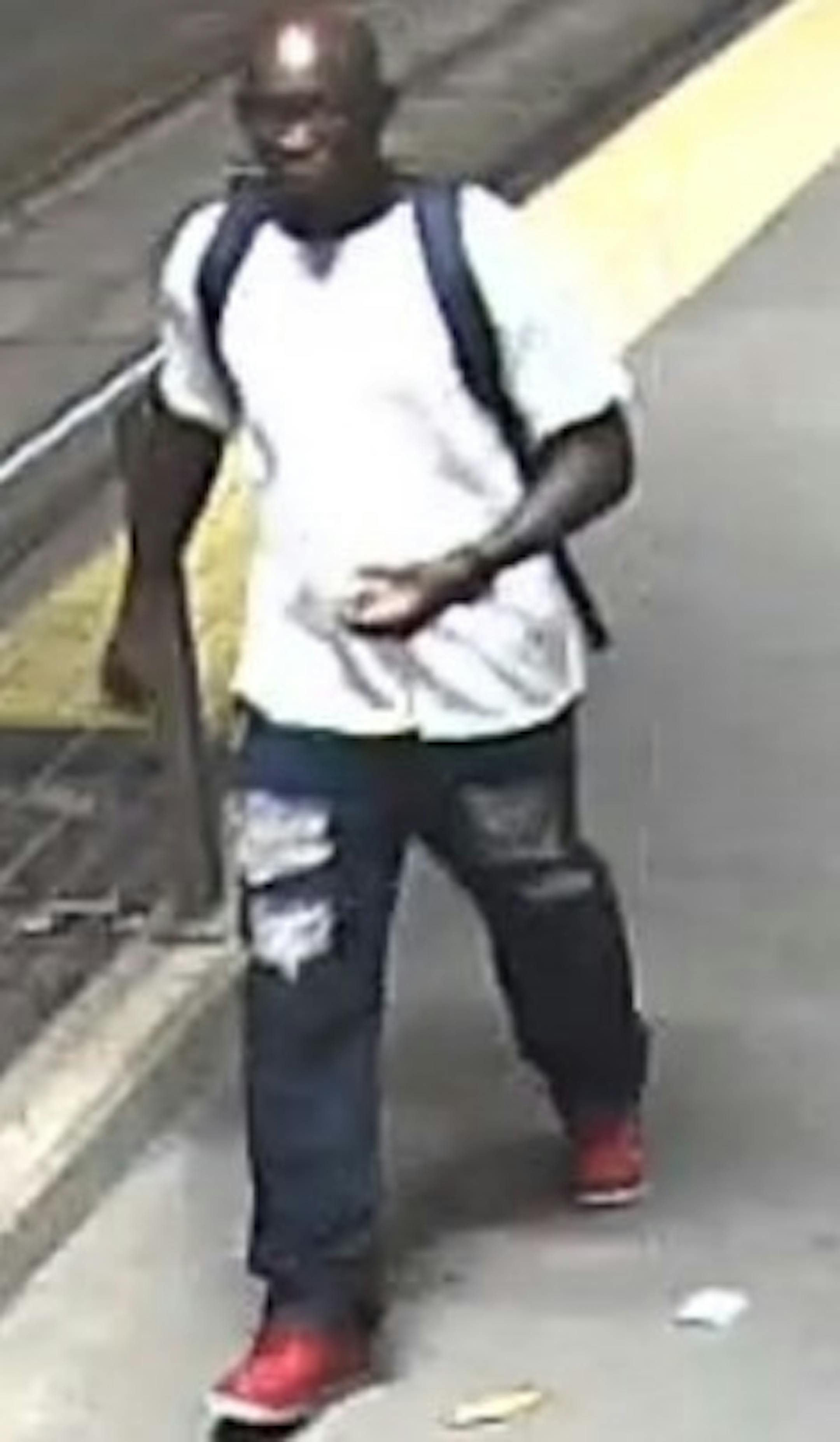 Police released this surveillance photo of a suspect in a robbery on the University of Minnesota campus.