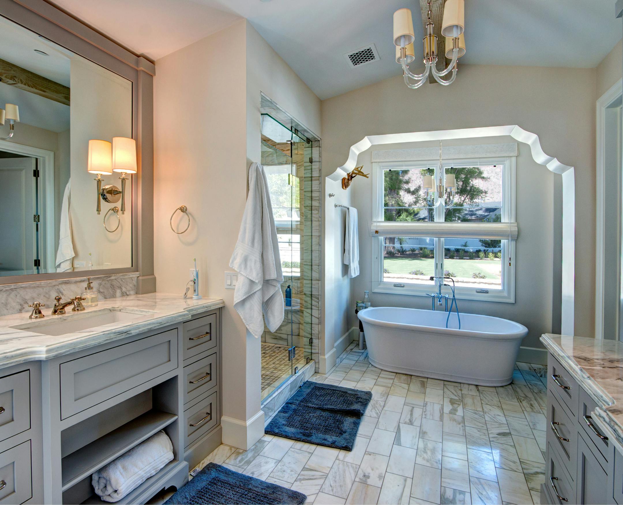 Be sure to choose waterproof materials to avoid warped wood and water damage. (Dreamstime)