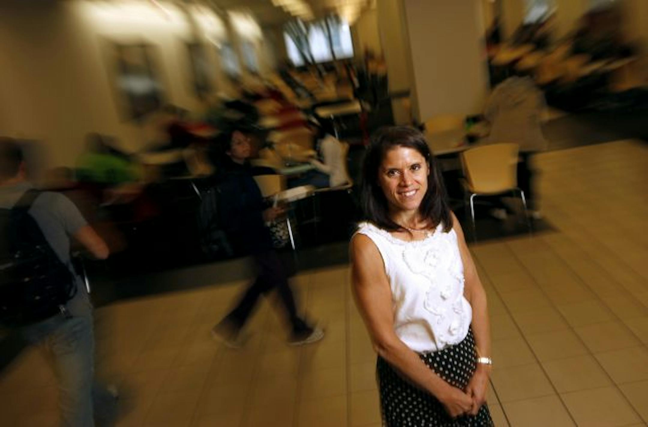 Simone French, Ph.D. Professor and Associate Director of the University of Minnesota Obesity Prevention Center photographed at Coffman Memorial Union.