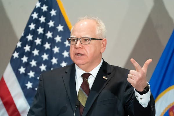Gov. Tim Walz’s revised budget is required under law after the February forecast is released.