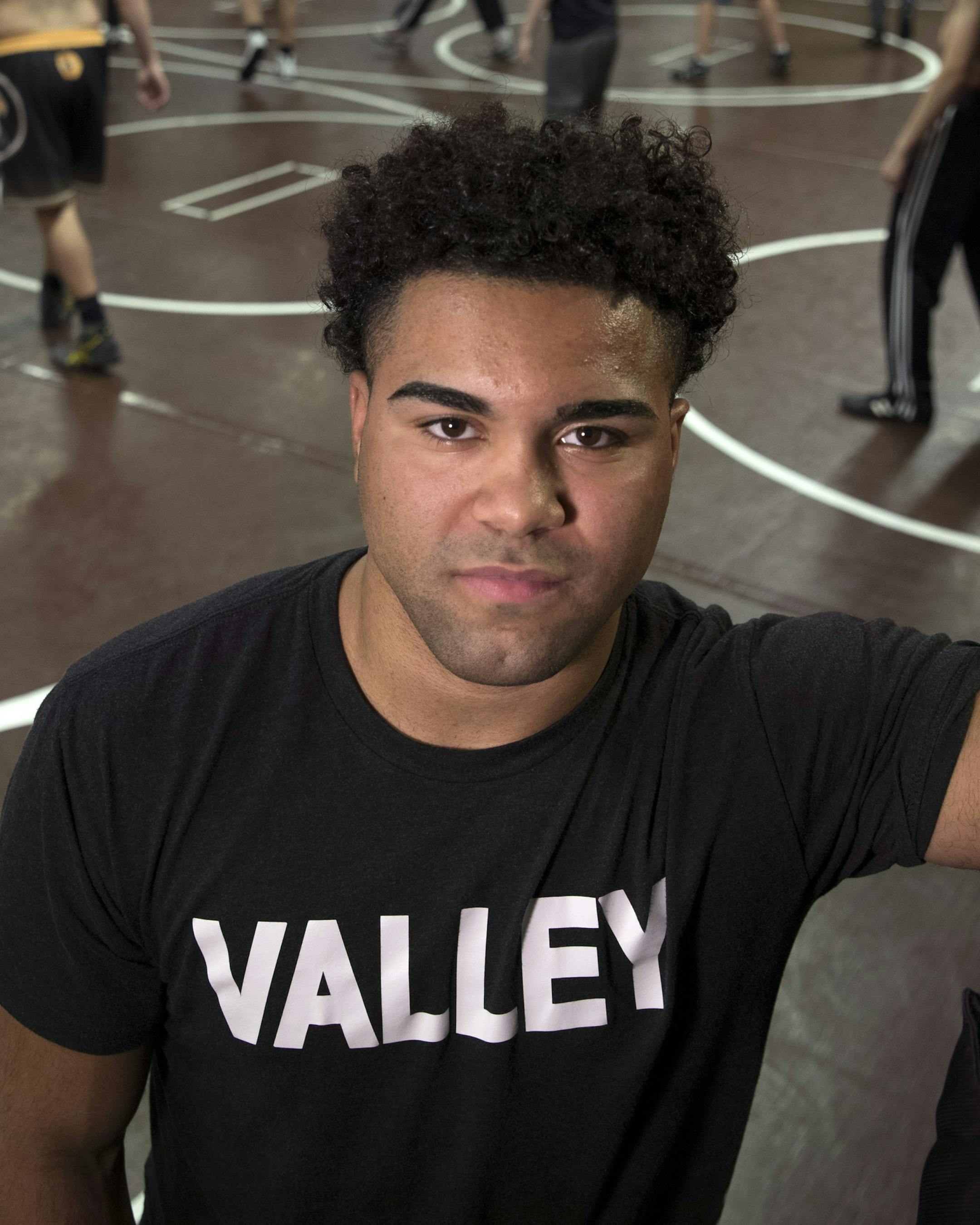 Feature on top prep wrestler Gable Steveson of Apple Valley ] BRIAN PETERSON &#xef; brian.peterson@startribune.com
Apple Valley, MN 11/22/2017