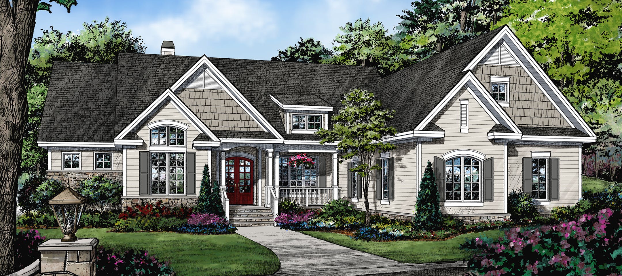 PLAN102917: Country cottage with multi-functional spaces