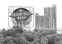 September 24, 1985 A panel of the Heritage Preservation Commission is considering ways to reactivate the Grain Belt Beer bottle-cap sign on Nicollet I
