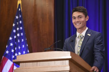 during the 2017 National Student Poets Ceremony at the Library of Congress James Madison Memorial Building on Thursday, Aug. 31, 2017, in Washington. 