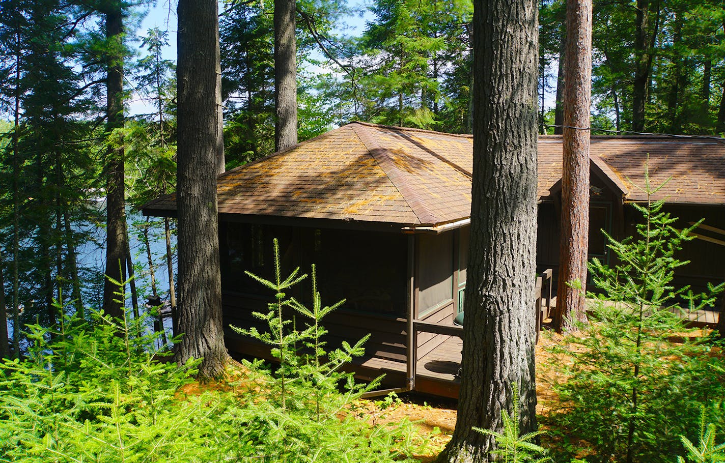 The cabin north of Sand Lake.