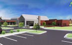A rendering of a proposed facility that would be one of three in Minnesota to begin offering a level of care a step below hospitalization to kids ages
