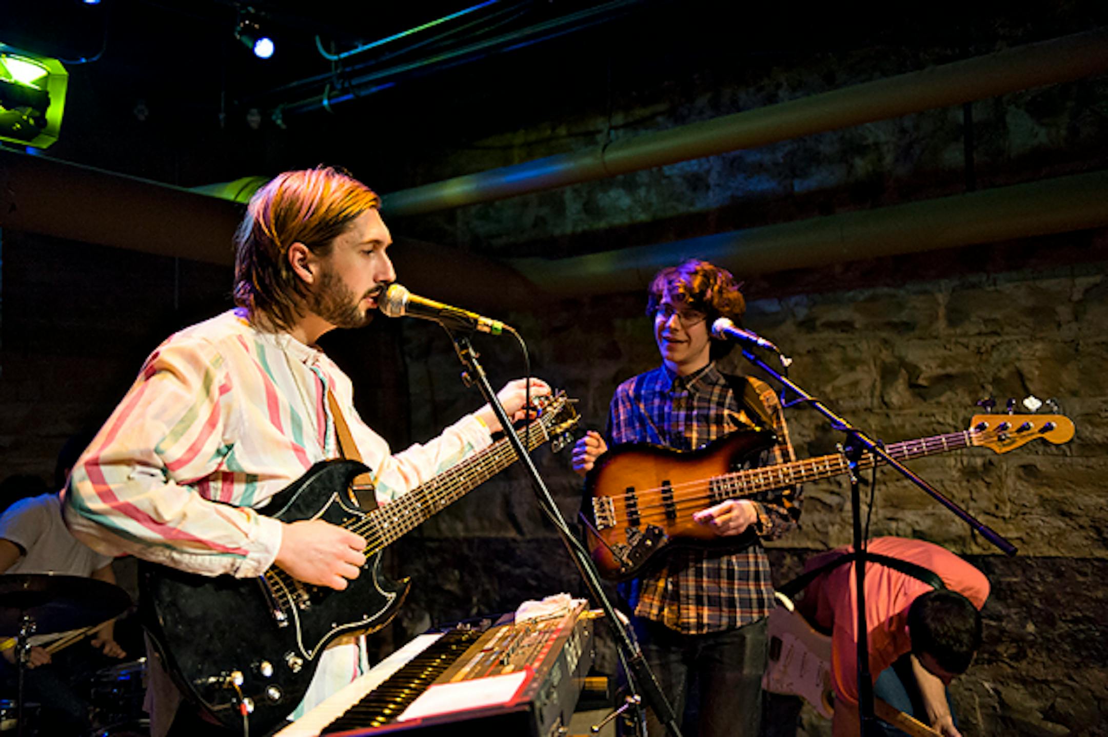 8:17 PM: Carroll begins their set at Vita.mn's 'Are You Local?' event at Mill City Nights on March 1, 2013. Photo by Leslie Plesser.