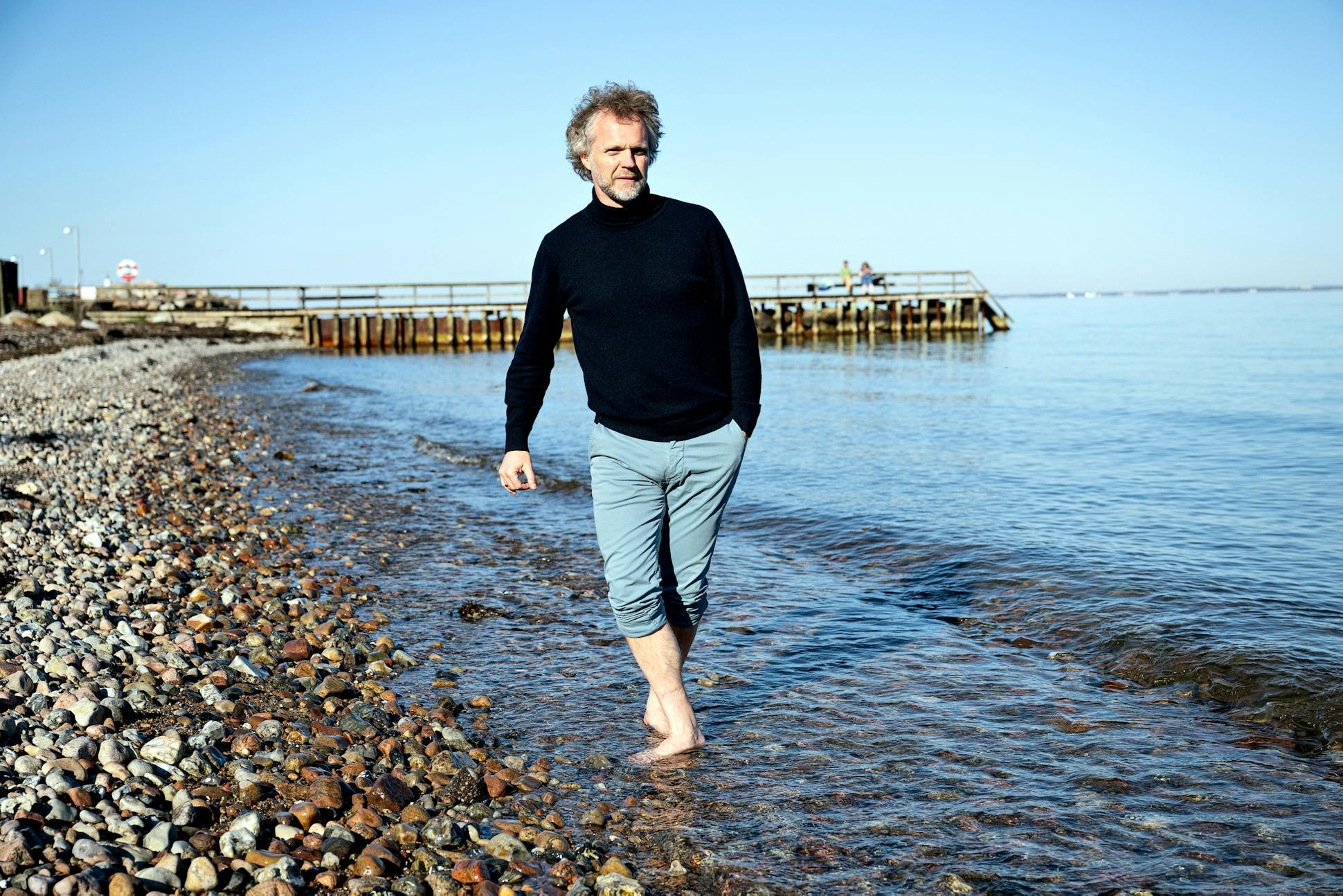 While visiting the Louisiana Museum of Modern Art, north of Copenhagen, Thomas Søndergård peeled off his socks and walked on the shore of Øresund Sound.