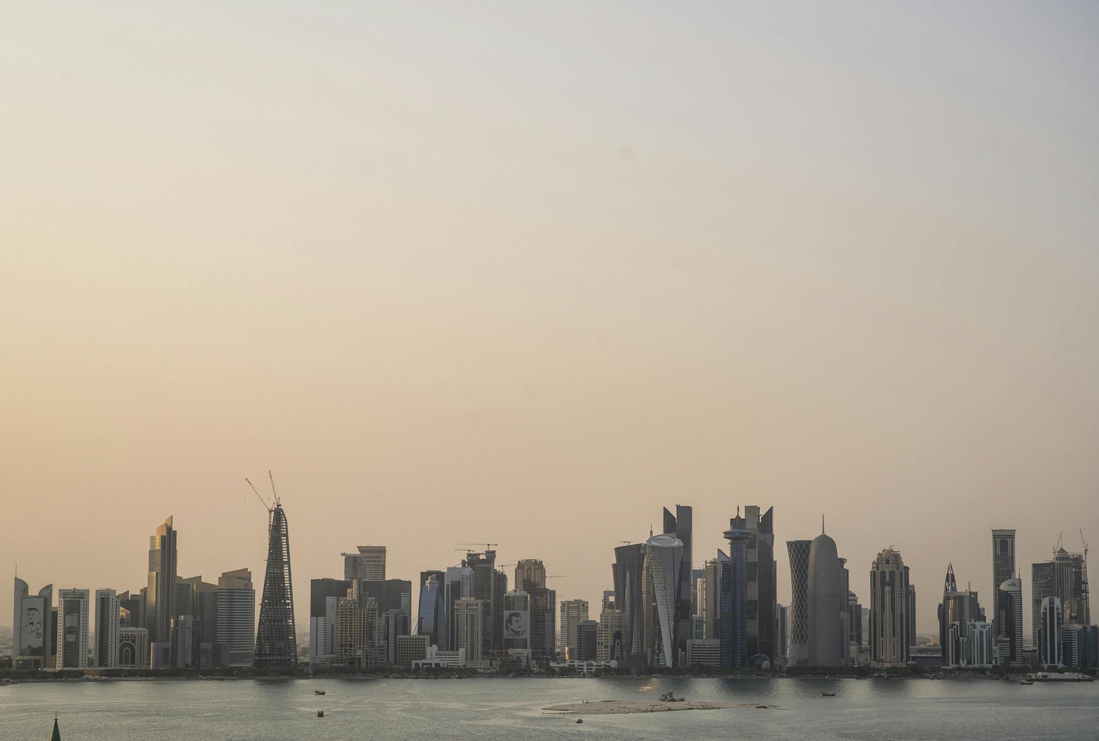 The skyline in Doha, Qatar, in July 2019. MUST CREDIT: Washington Post photo by Salwan Georges ORG XMIT: 142.0.1951072252