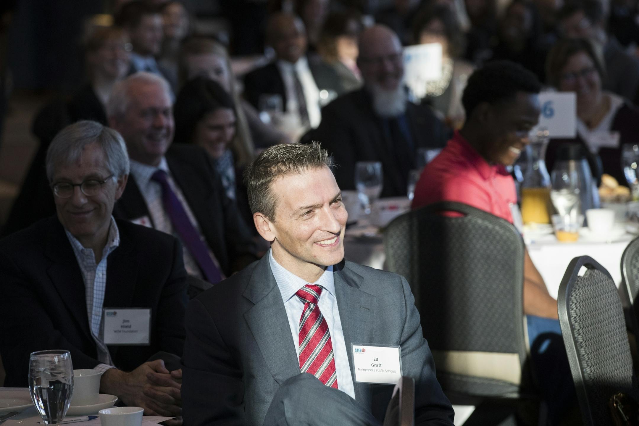 Ed Graff attends the STEP-UP Achieve Partners Breakfast at Target Field.