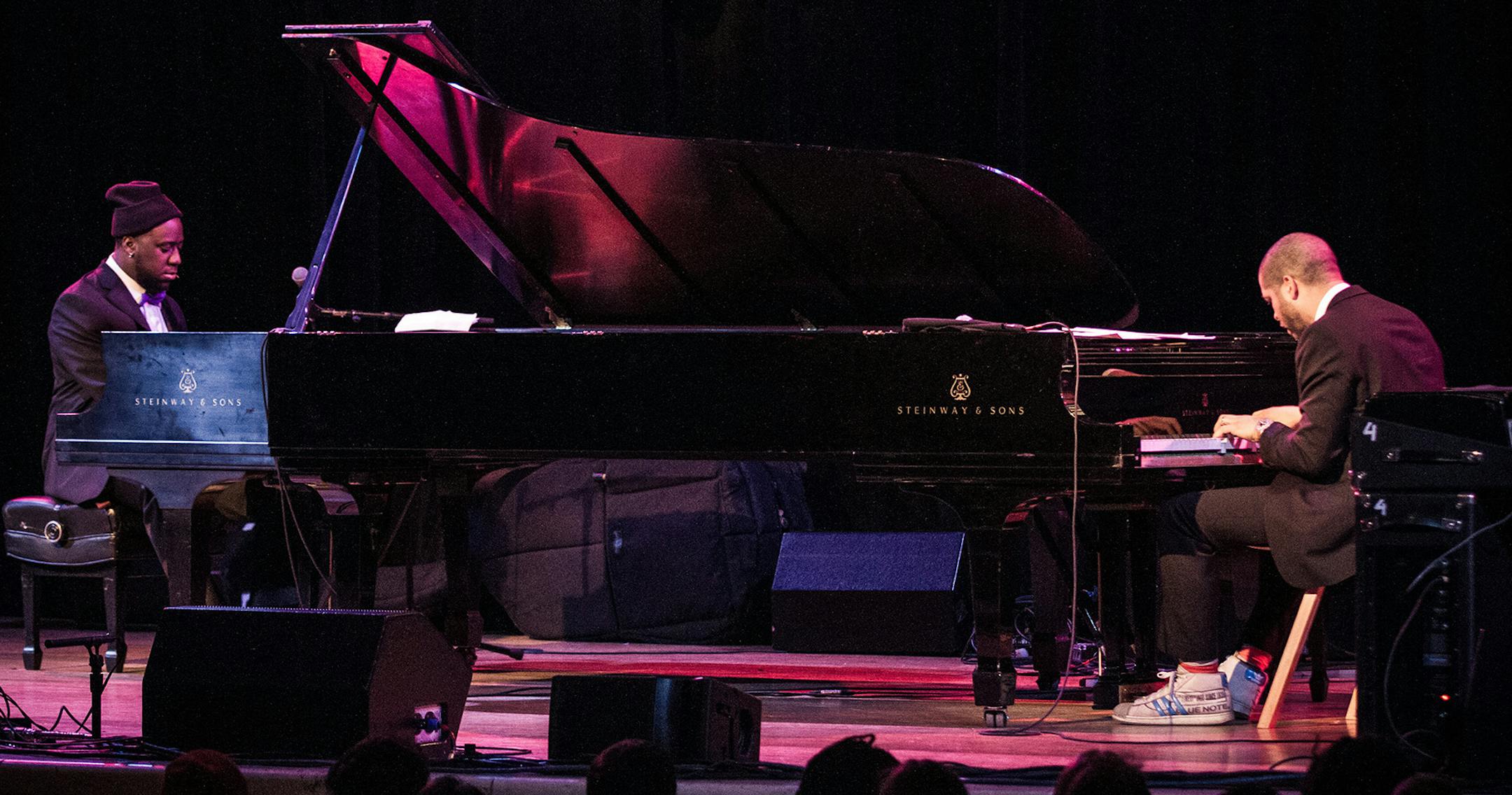 Jason Moran and Robert Glasper. Photo courtesy of Walker Art Center.