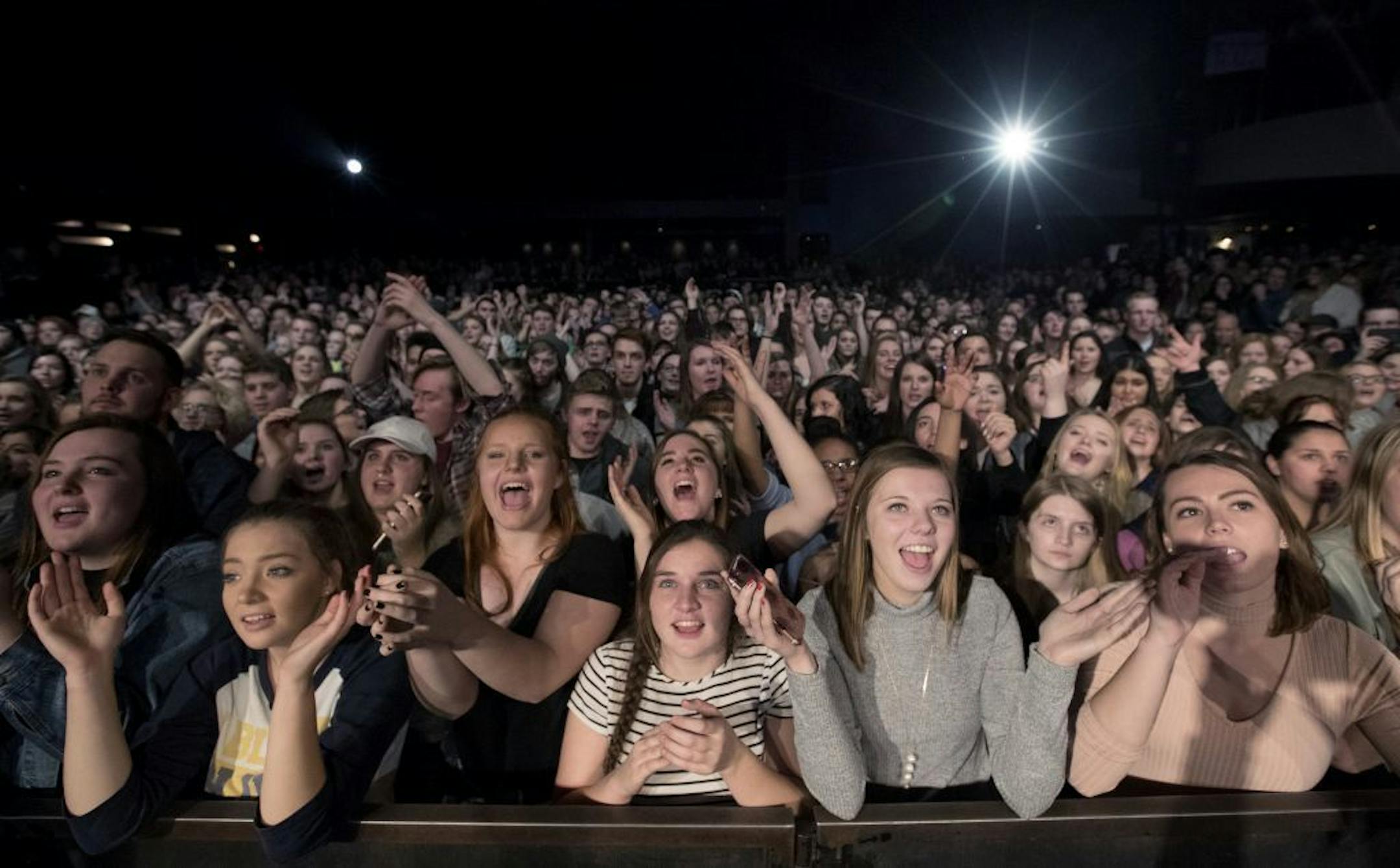 Fans watched a performance by Lukas Graham at The Myth in Maplewood.