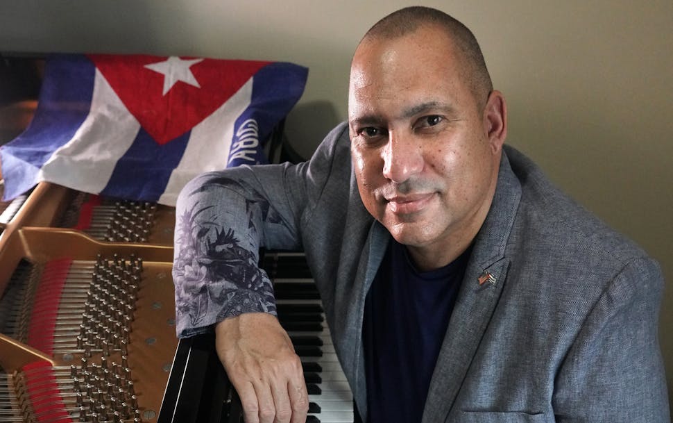 Nachito Herrera, a world-class Cuban American pianist from Twin Cities was at death's door with COVID. brian.peterson@startribune.com White Bear lake,