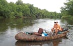 Bill Plantan of Rochester on his favorite river, the Zumbro, in southeast Minnesota. Smallmouth bass are Plantan's fish of choice while on the river, 