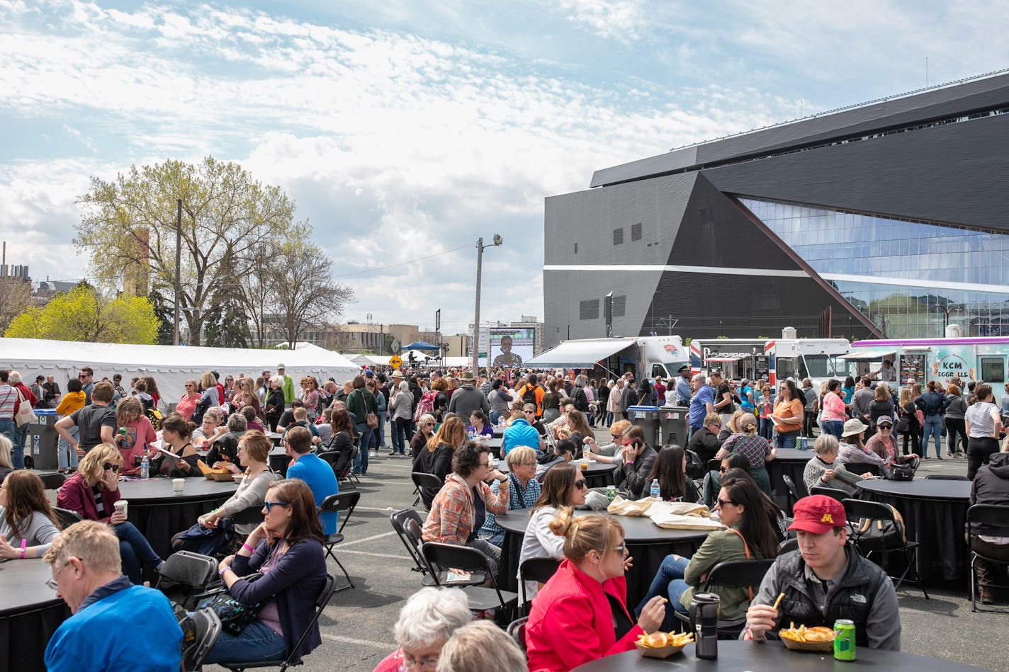 The street fair at last year's Wordplay.