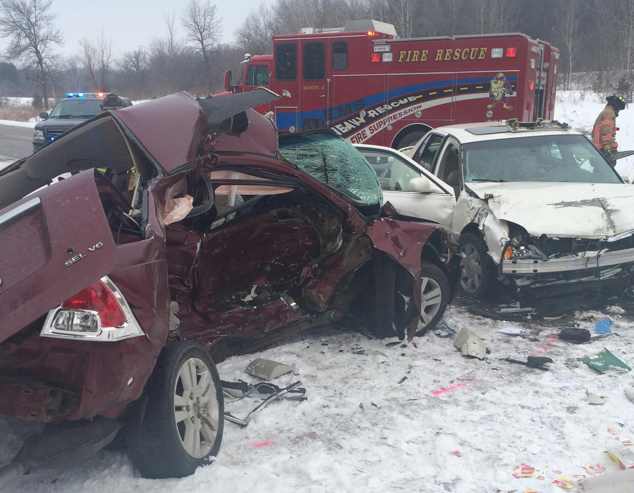 One person was killed in a crash on Hwy. 12 in Independence Monday morning.