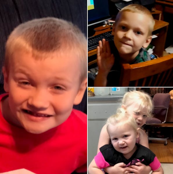 The Herrington children, Landon and Carter, 8; Briella, 3, and Delilah, 2.