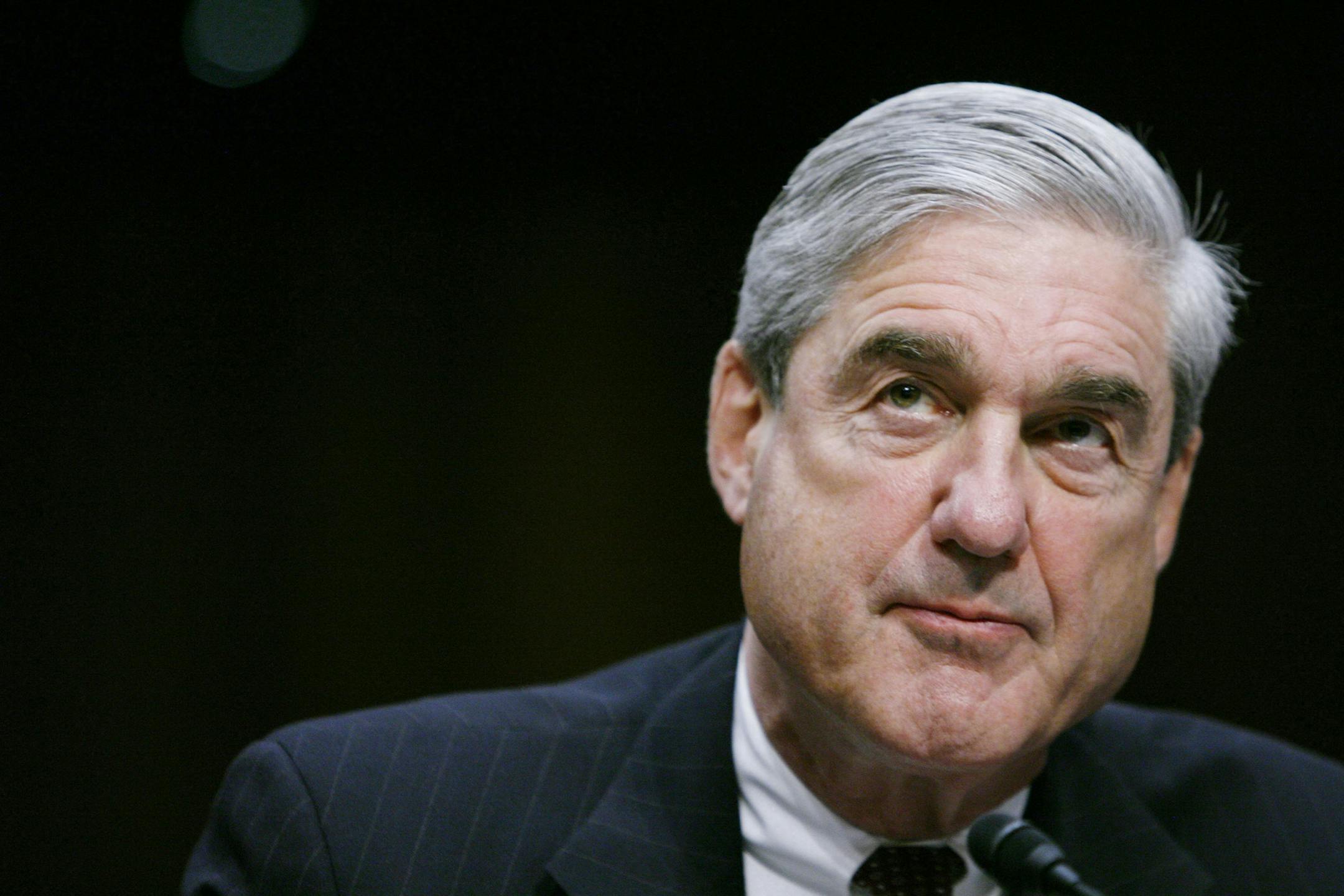 Robert Mueller on February 16, 2011, as he testifies before a Senate Intelligence Committee hearing in Washington, D.C. (James Berglie/Zuma Press/TNS)