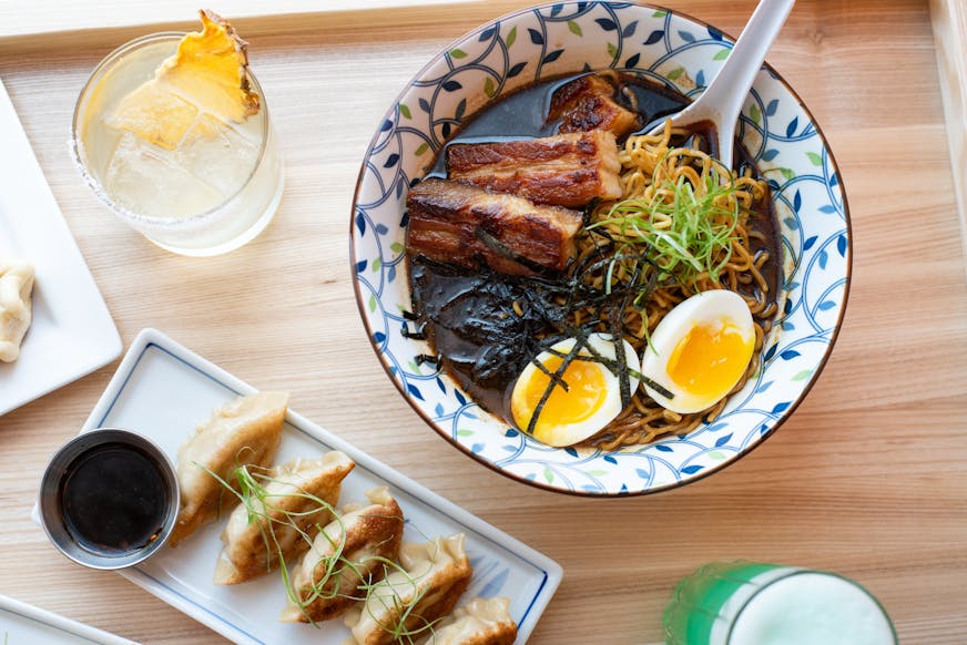 Shiki's ramen and dumplings