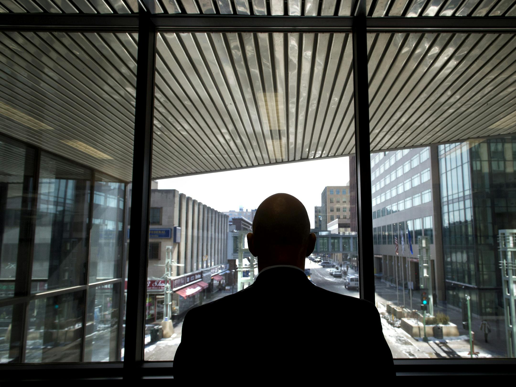John Wade, president of the Rochester area chamber of commerce looked down First Avenue from a skyway as he talked about what the Rochester of the future might look like. For more than a century, the city of Rochester has been shaped and defined by the Mayo Clinic. Now the Mayo has a $6 billion vision to reshape the city and itself.Wednesday, February 21, 2013 ] GLEN STUBBE * gstubbe@startribune.com