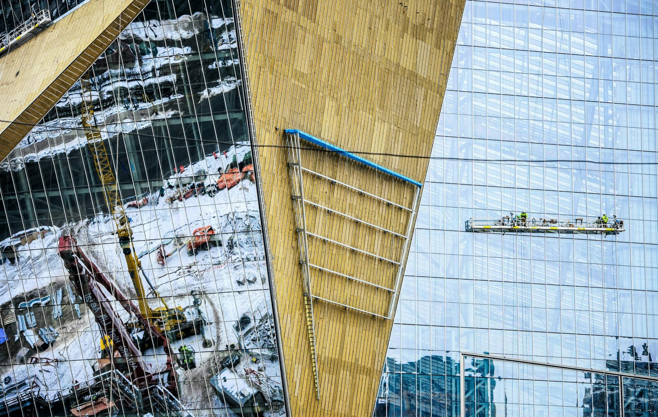 US Bank Stadium where the Minnesota Vikings will play in six months.