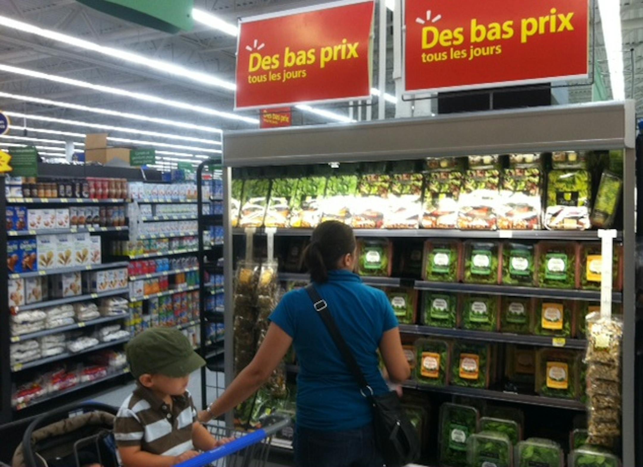 And then there&#x2019;s Wal-Mart. (in Canada). This Walmart is in Montreal (see the signs in french throughout the store). The Arkansas-based retailer has been successful in Canada for the same reasons it has dominated American retailing: low prices and broad assortments. But Target remains a favorite of young, urbane customers because of the retailer&#x2019;s emphasis on fashion and style. Plus Target has been expanding more into food and household items, two traditional strongholds for Wal-Mar