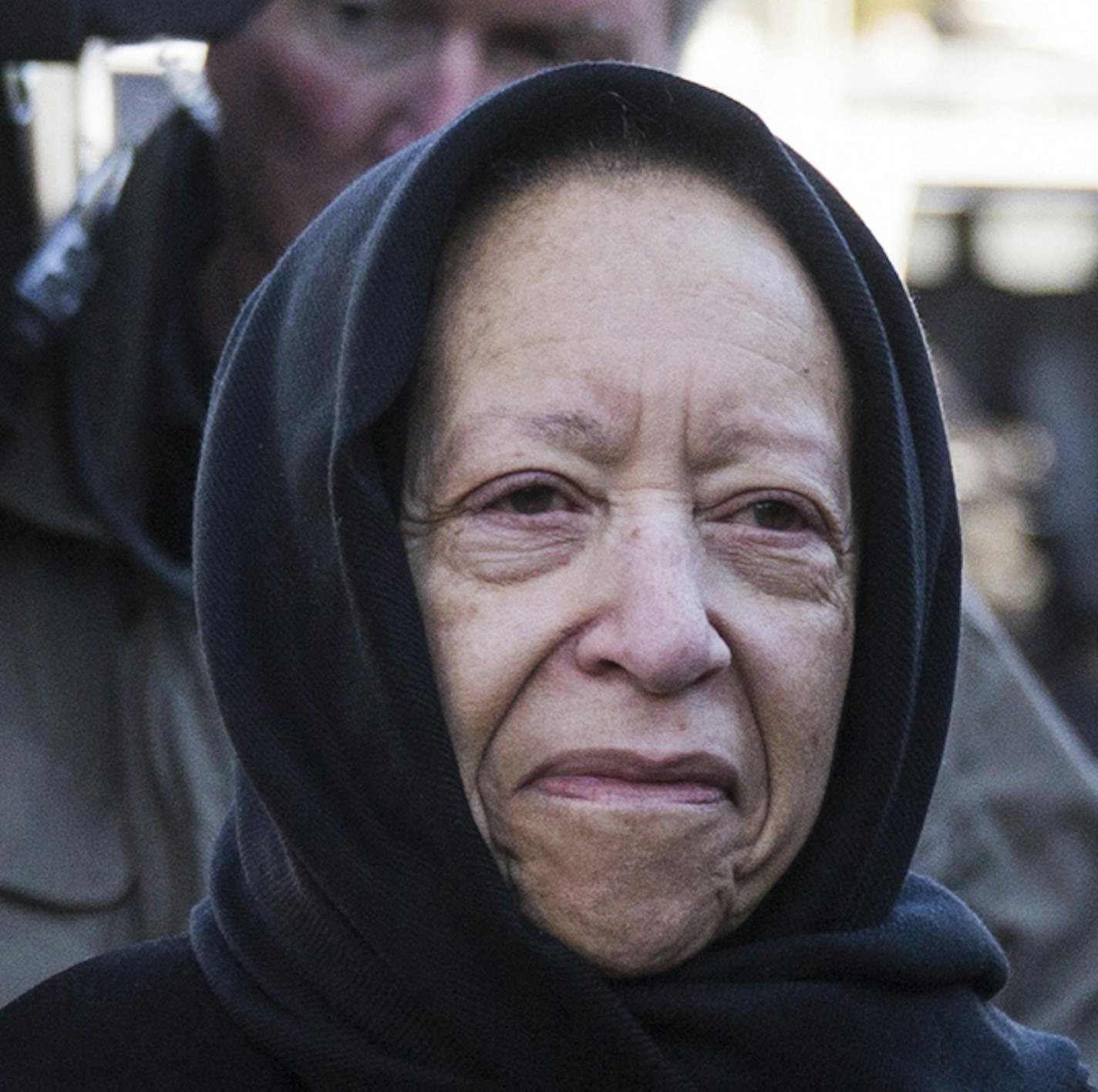 Prince's half-sister Norrine Nelson, in black, arrives at the Carver County Justice Center in Chaska. ] (Leila Navidi/Star Tribune) leila.navidi@startribune.com BACKGROUND INFORMATION: Monday, May 2, 2016. With the approval of most of Prince&#xed;s siblings, Carver County District Court Judge Kevin Eide confirmed the appointment of Bremer Trust, National Association as special administrator to manage the late musician&#xed;s assets during a probate hearing at the Carver County Justice Center in