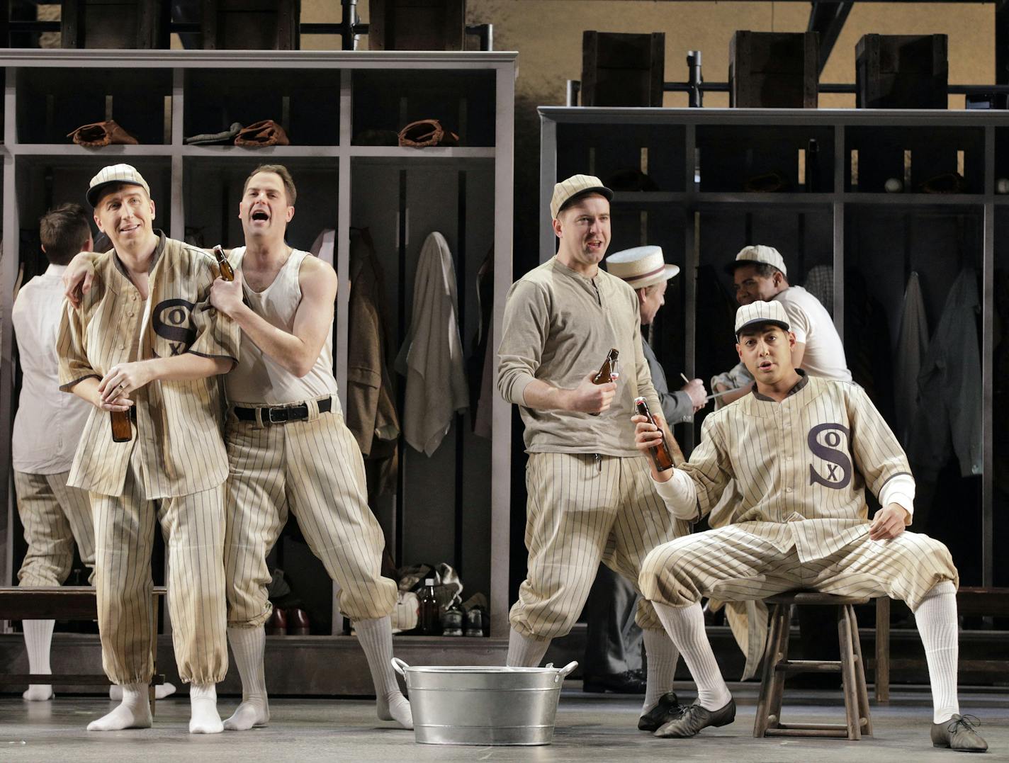 The Chicago White Sox players in Minnesota Opera's World premiere of "The Fix."