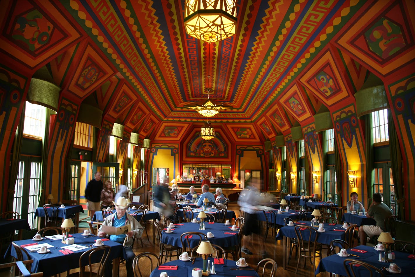 One journalist might have been stretching it a bit when he referred to the dining hall at Naniboujou Lodge as the "Sistine Chapel" of the north, but its beauty can't be denied.