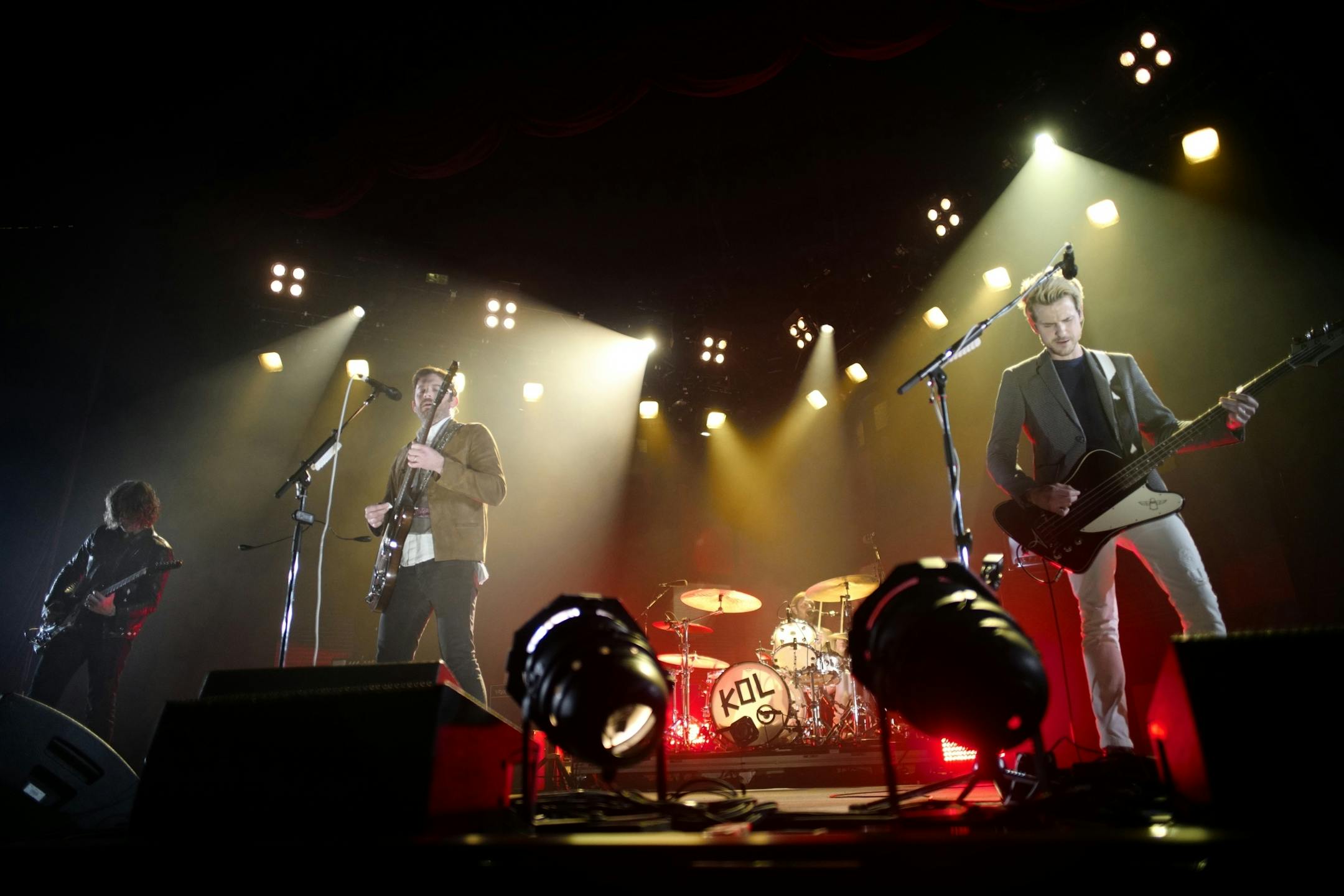 The Kings of Leon took over the Xcel Energy Center as the main attraction for the night.