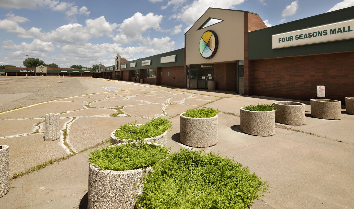 Walmart purchased Four Seasons Mall in Plymouth in 2010 but has not presented any plans to develop the depressing, nearly vacant property. Plymouth, MN. June 17, 2013. ] JOELKOYAMA&#x201a;&#xc4;&#xa2;joel koyama@startribune.com